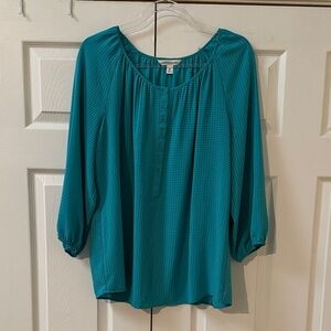 Croft & Barrow Teal Blouse